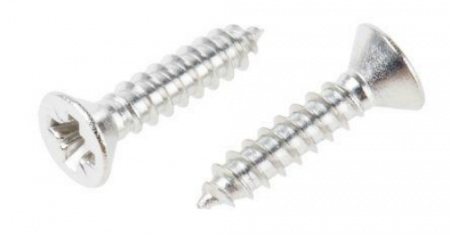 6 x 1/2 Inch Countersunk Twin Woodscrew Zinc Plated